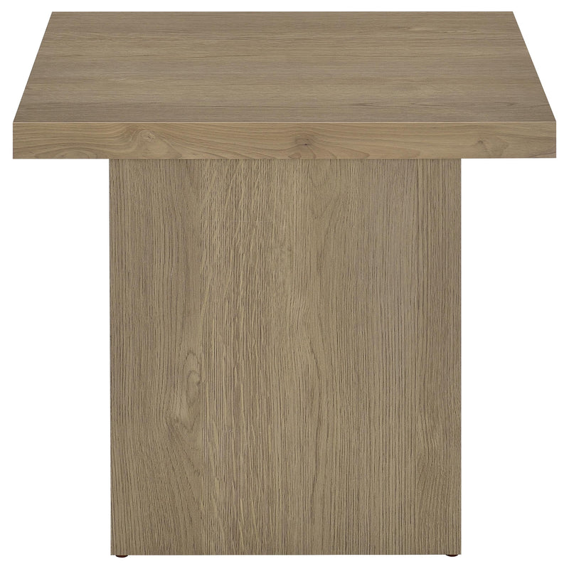 Mesa auxiliar de madera de ingeniería Devar Square