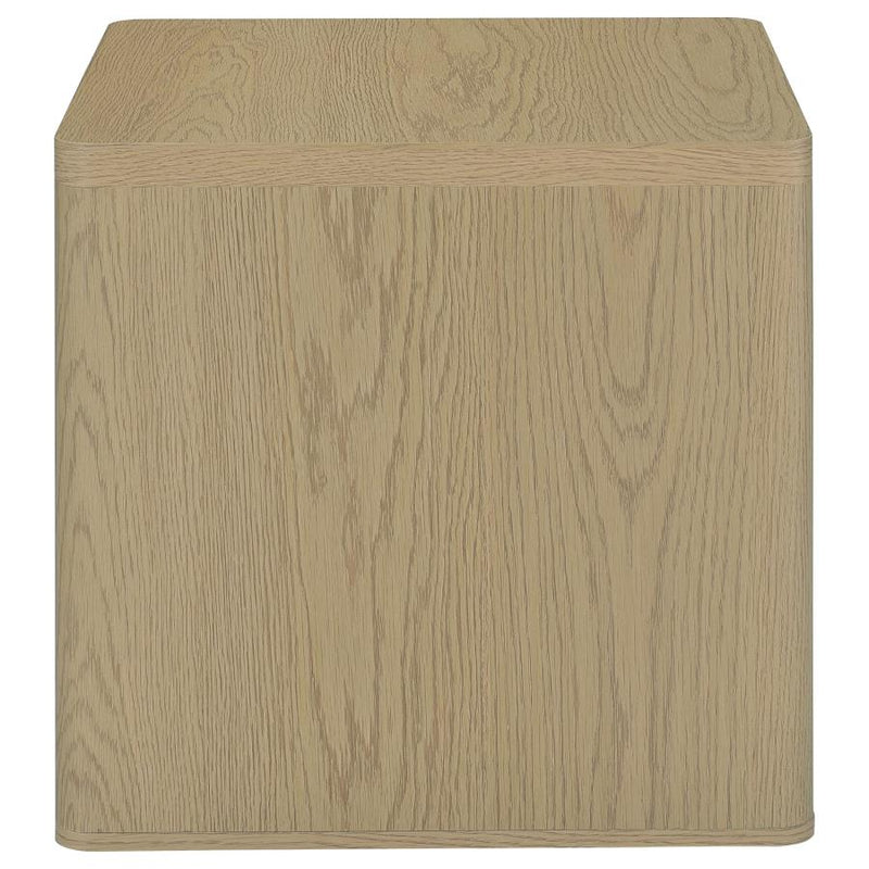 Alsina Square End Table with Open Shelf