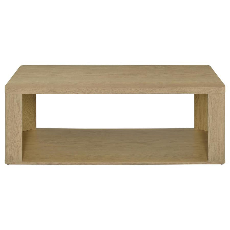 Alsina Rectangular Coffee Table with Open Shelf