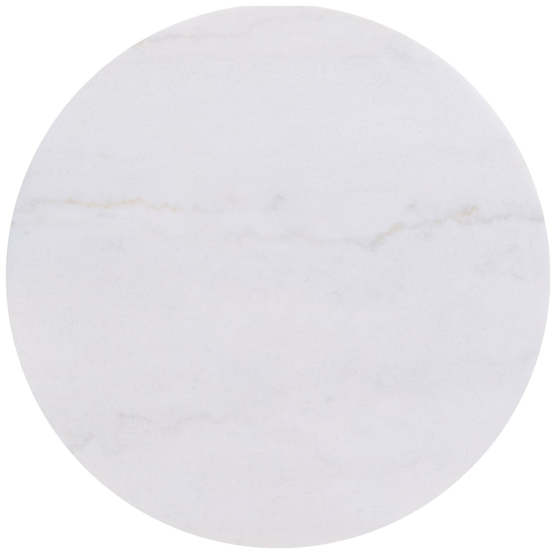 Jason 3-piece Round White Marble Coffee Table Set Greige