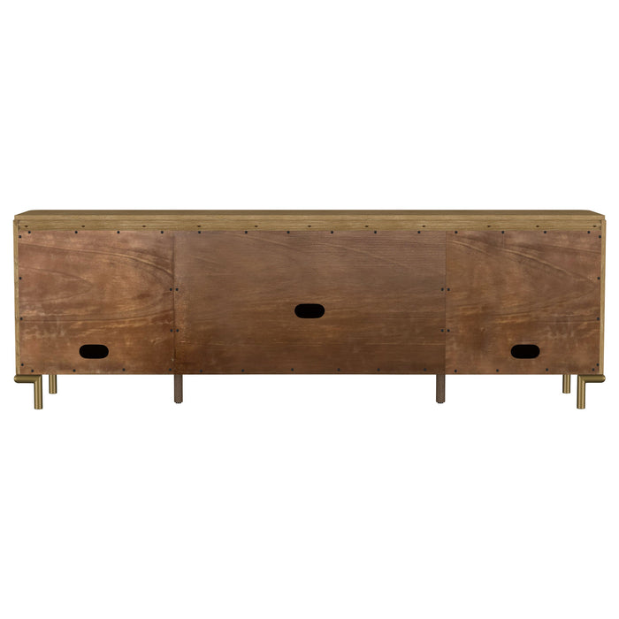 Arini Rattan Cane 2-door TV Stand Media Console