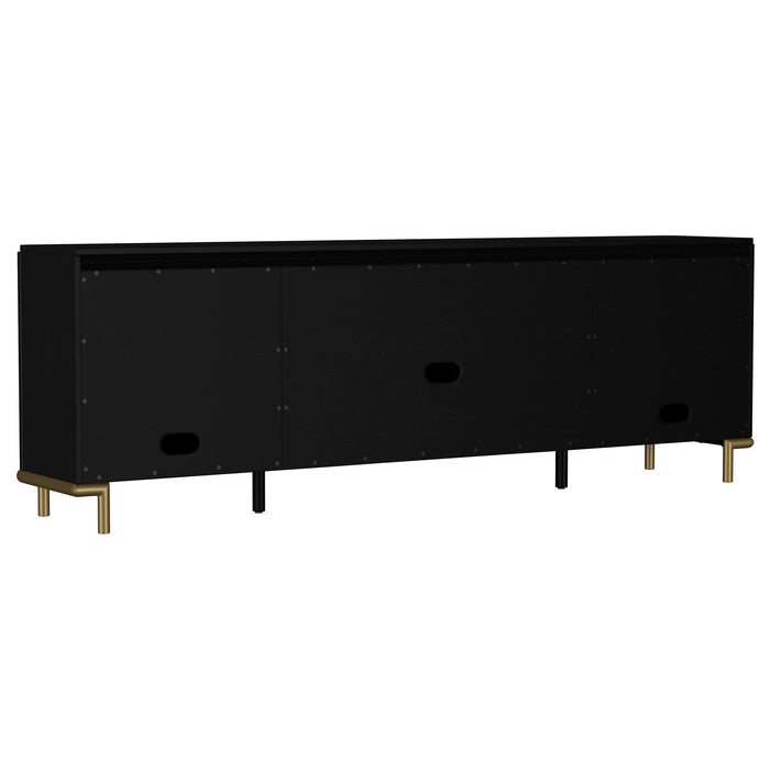 Arini Rattan Cane 2-door TV Stand Media Console
