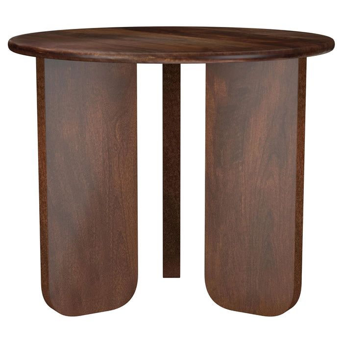 Dale Solid Wood Coffee and End Table Set Brown