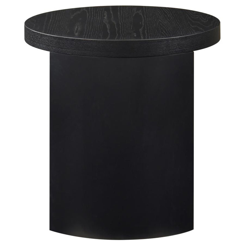 Sweeney 24-inch Round Wood Occasional Side End Table