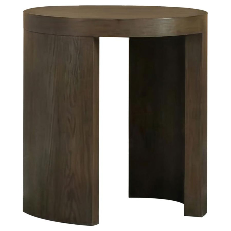 Sweeney 24-inch Round Wood Occasional Side End Table
