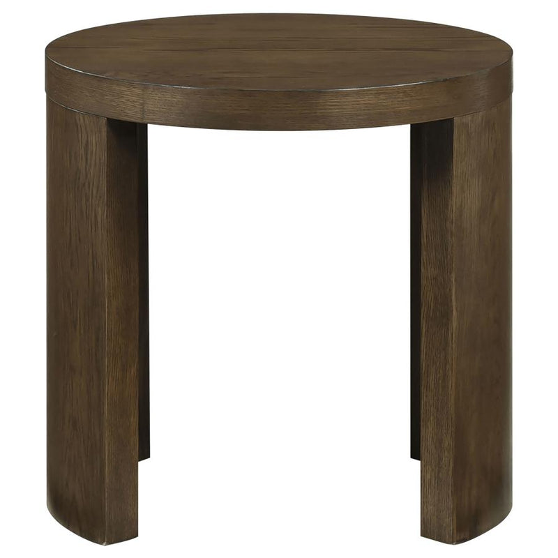 Sweeney 24-inch Round Wood Occasional Side End Table