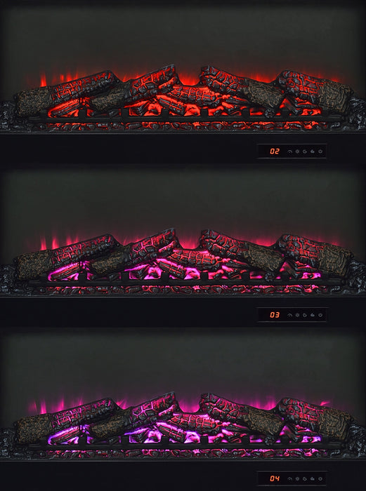 Fuller 60-inch 2-door TV Stand Fireplace Media Console Mango