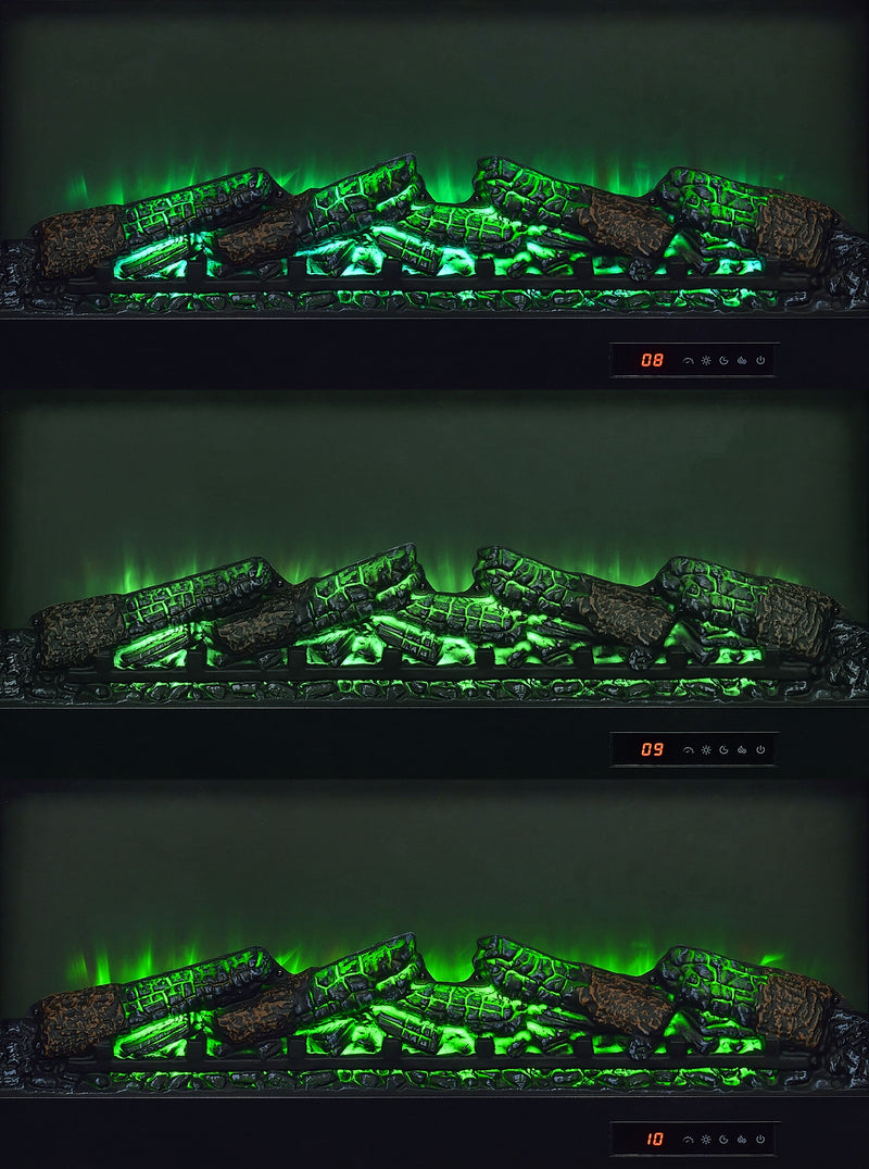 Fuller 60-inch 2-door TV Stand Fireplace Media Console Mango