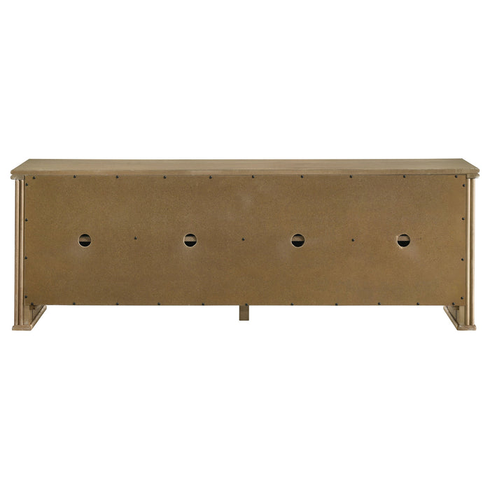 Adina 70-inch TV Stand Media Console Distressed Light Brown