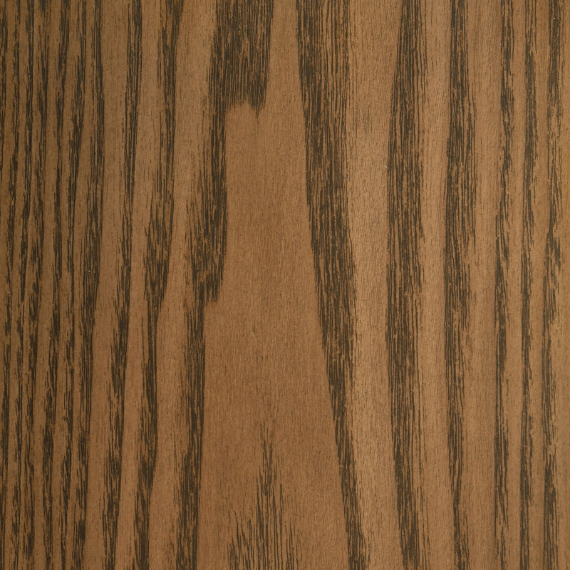 Mesa auxiliar redonda con pedestal de madera Franklin, marrón oscuro