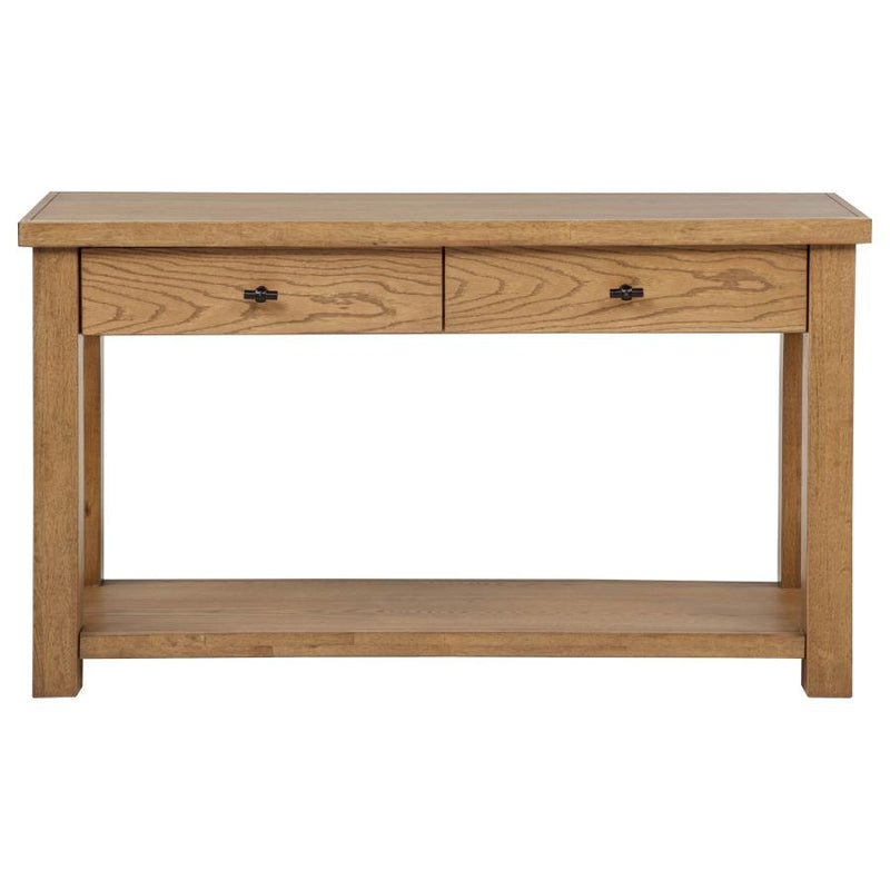 Beasley 2-Drawer Wood Console Table