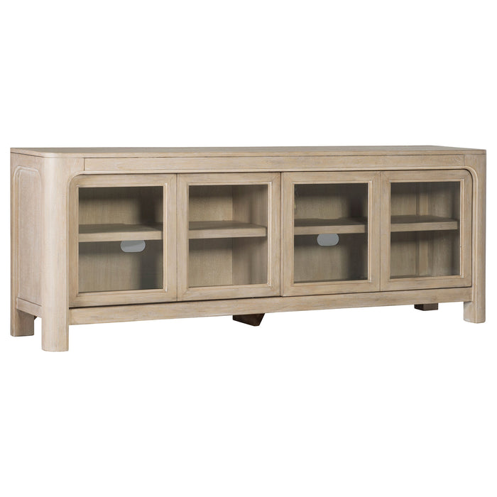 Solano 71-inch 2-door TV Stand Media Console Weathered Mango