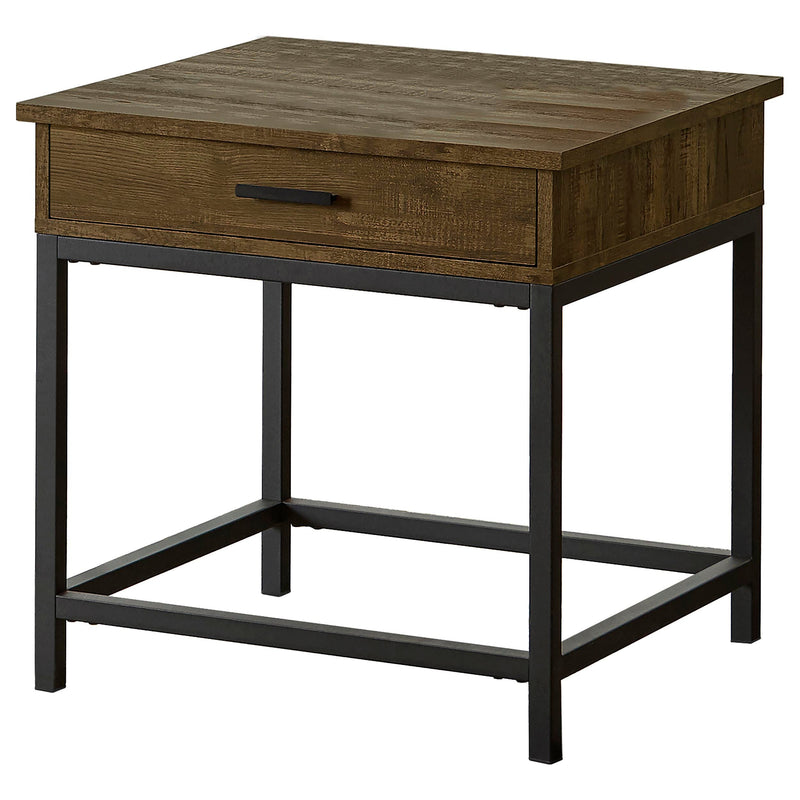 Byers Lift Top Coffee and End Table Set Brown Oak