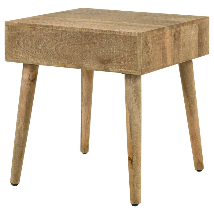 Zabel Square 1-drawer End Table Natural