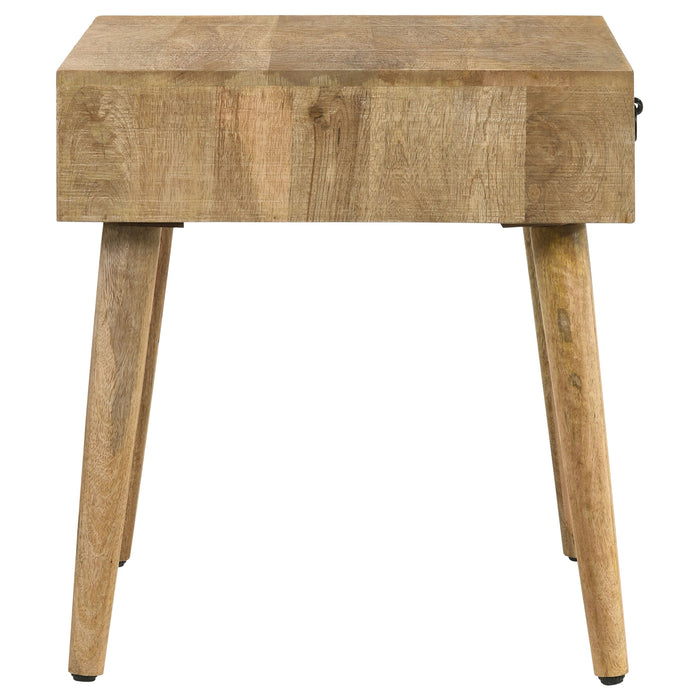 Zabel Square 1-drawer End Table Natural