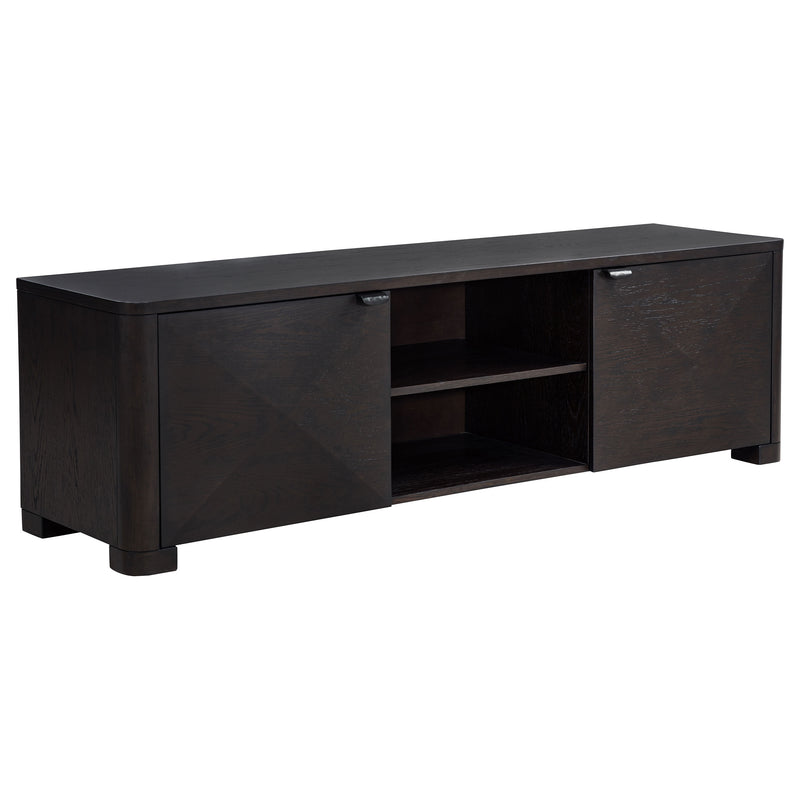 Mueble de TV Marcelo de 71 pulgadas, consola multimedia, olmo claro