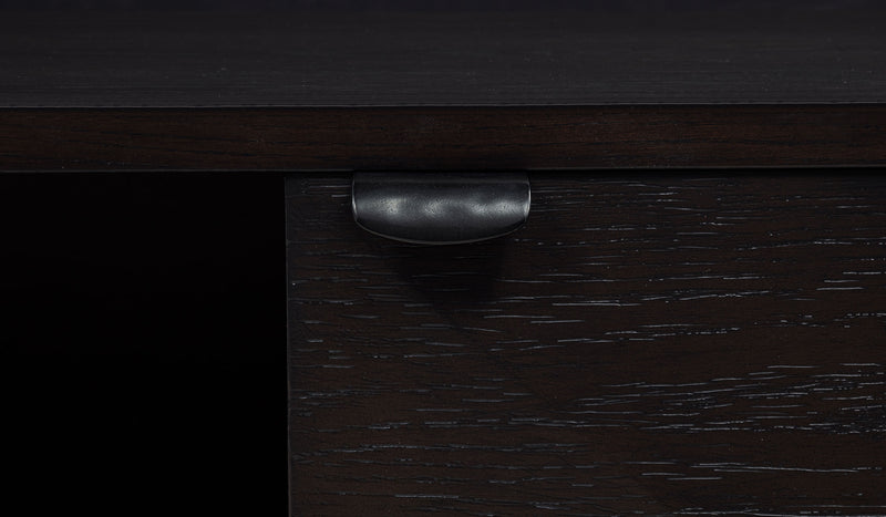 Mueble de TV Marcelo de 71 pulgadas, consola multimedia, olmo claro