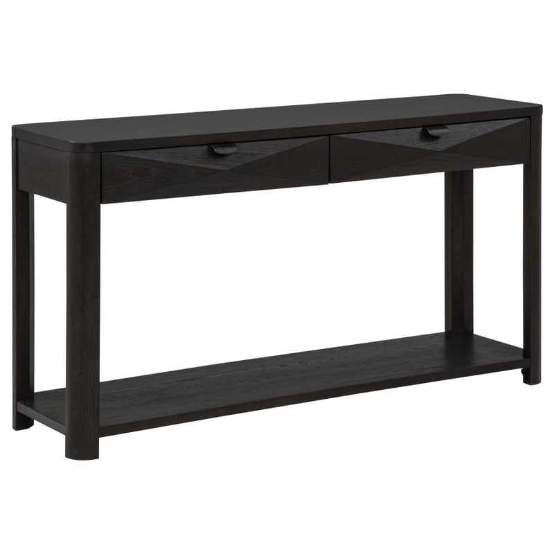 Marcelo Sofa Console Table with 2 Drawers and Shelf