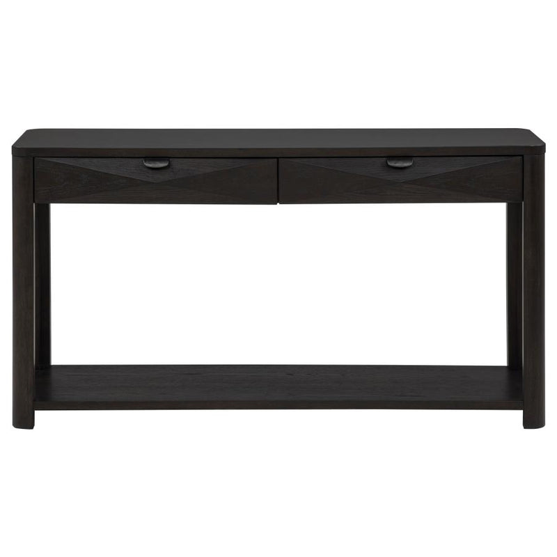 Marcelo Sofa Console Table with 2 Drawers and Shelf