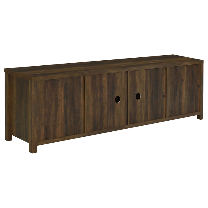 Madra Rectangular TV Console with 2 Sliding Doors