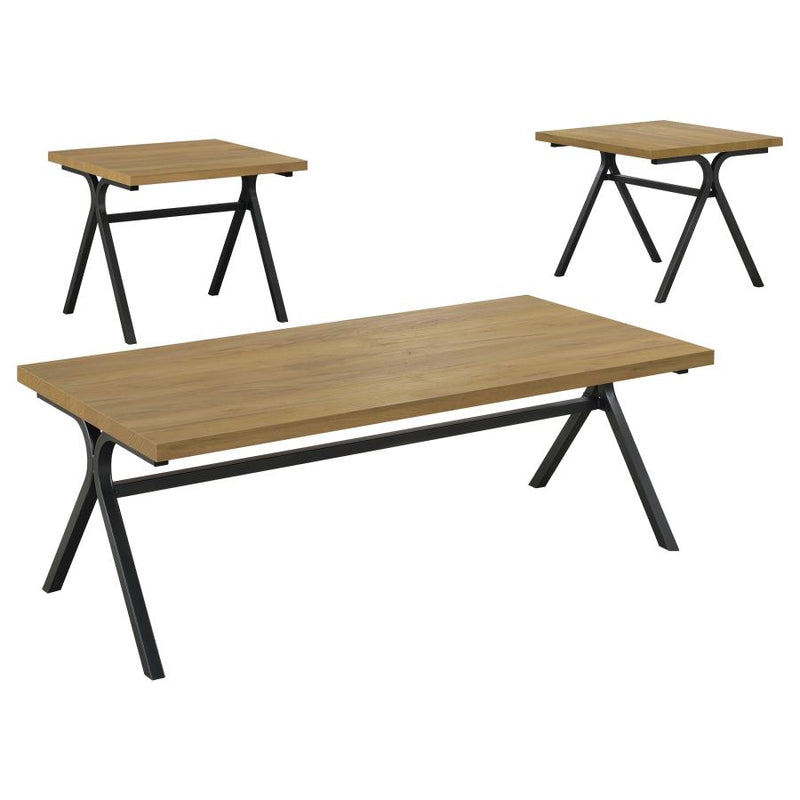 Colmar 3-piece Engineered Wood Coffee Table Set