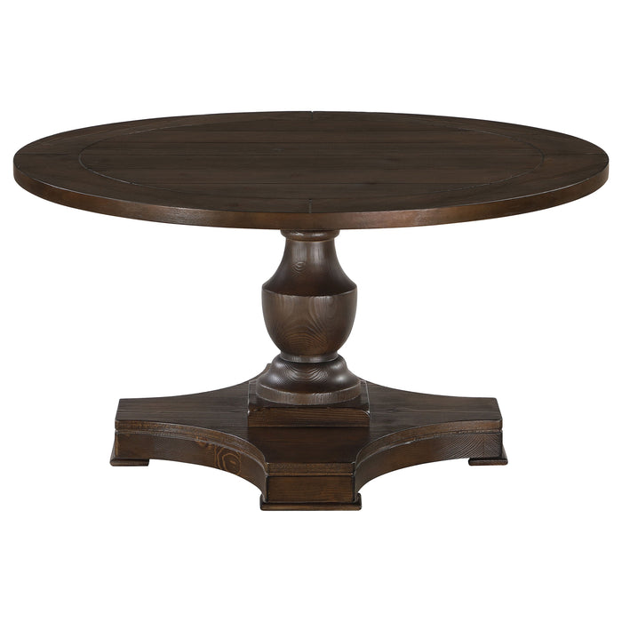 Morello Round Coffee Table with Pedestal Base Coffee