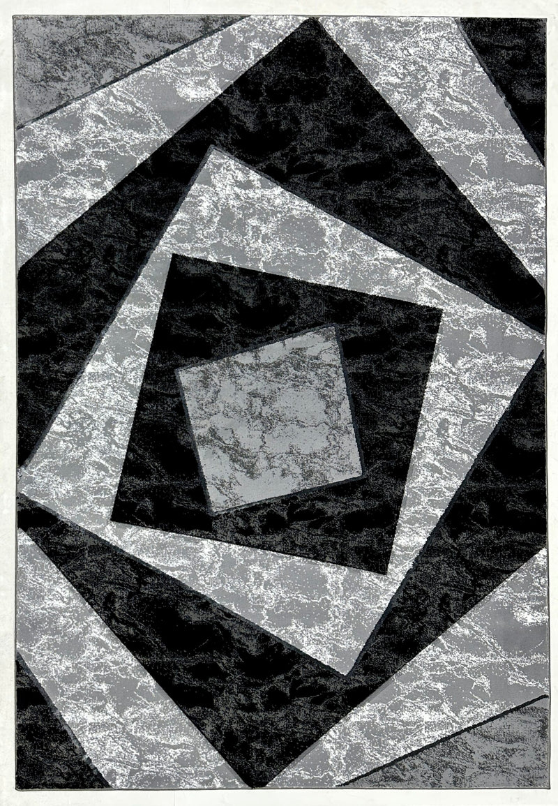 ORION Rug DESIGN 80011 Grey 2x8 Runner (2'6x7'9")"