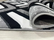 ORION Rug DESIGN 80012 Grey 2x8 Runner (2'6x7'9")"