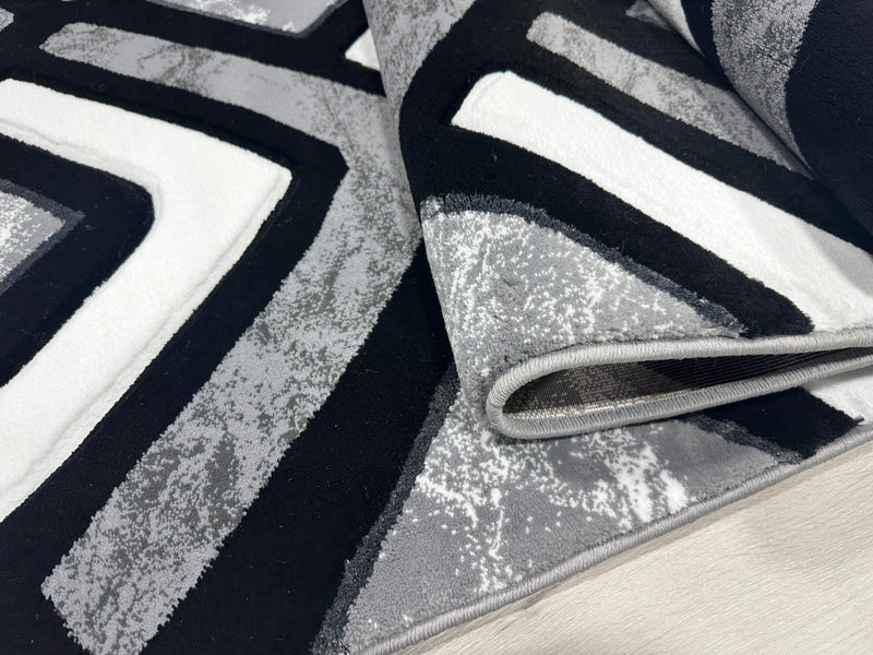 ORION Rug DESIGN 80012 Grey 5x8 (5'2x7'5")"