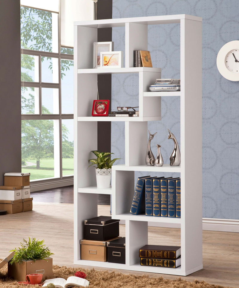 Theo 71-inch 6-shelf Bookshelf