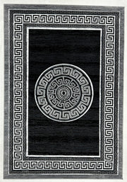 ORION Rug DESIGN 80015 Black 2x8 Runner (2'6x7'9")"