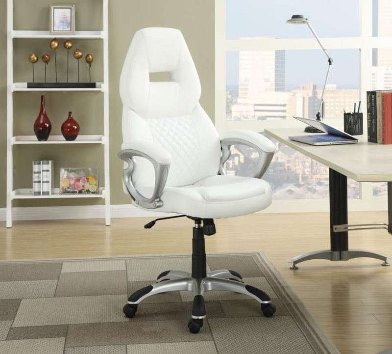 Bruce Upholstered Adjustable Home Office Desk Chair