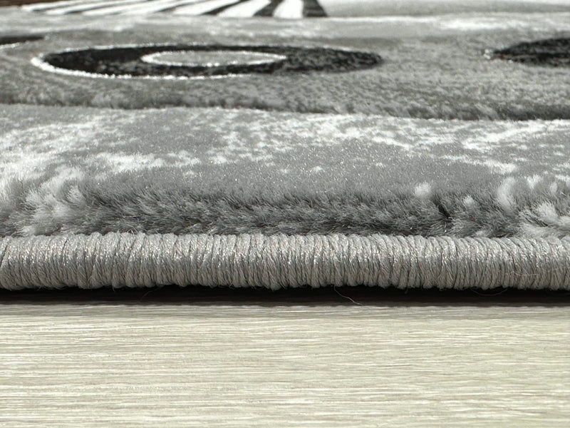 ORION Rug DESIGN 80017 Grey 2x8 Runner (2'6x7'9")"