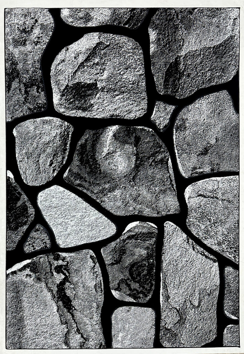 ORION Rug DESIGN 80018 Black 5x8 (5'2x7'5")"