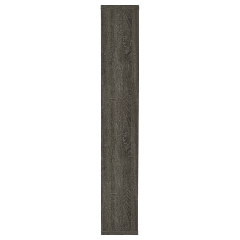 Joey 71-inch 5-shelf Bookshelf Weathered Grey