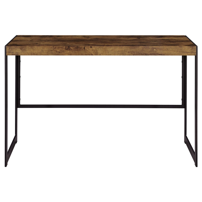 Estrella Writing Desk Antique Nutmeg and Gunmetal