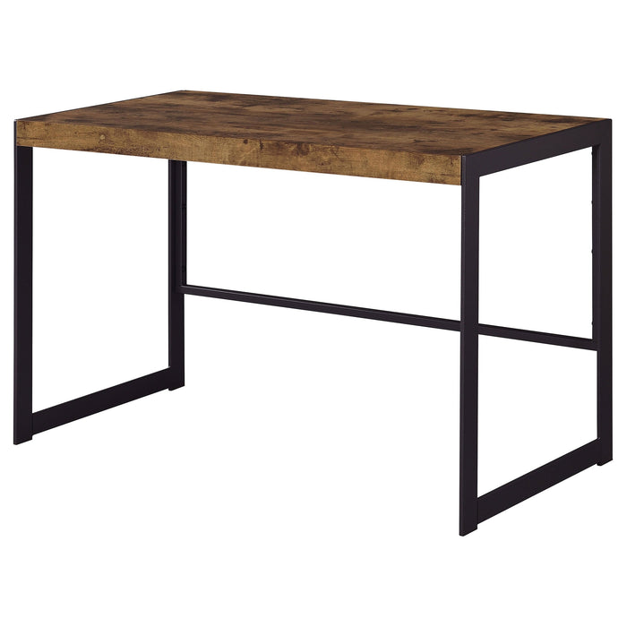 Estrella Writing Desk Antique Nutmeg and Gunmetal