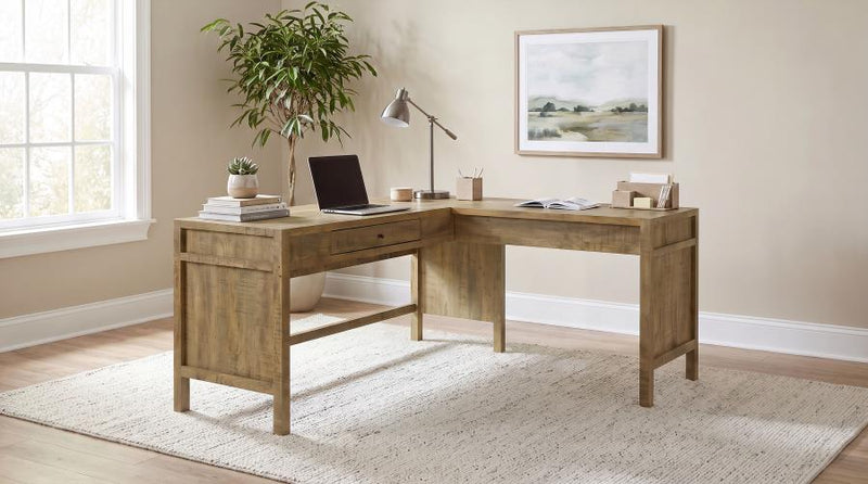 Hogan 1-drawer Lift Top L-shape Computer Writing Desk