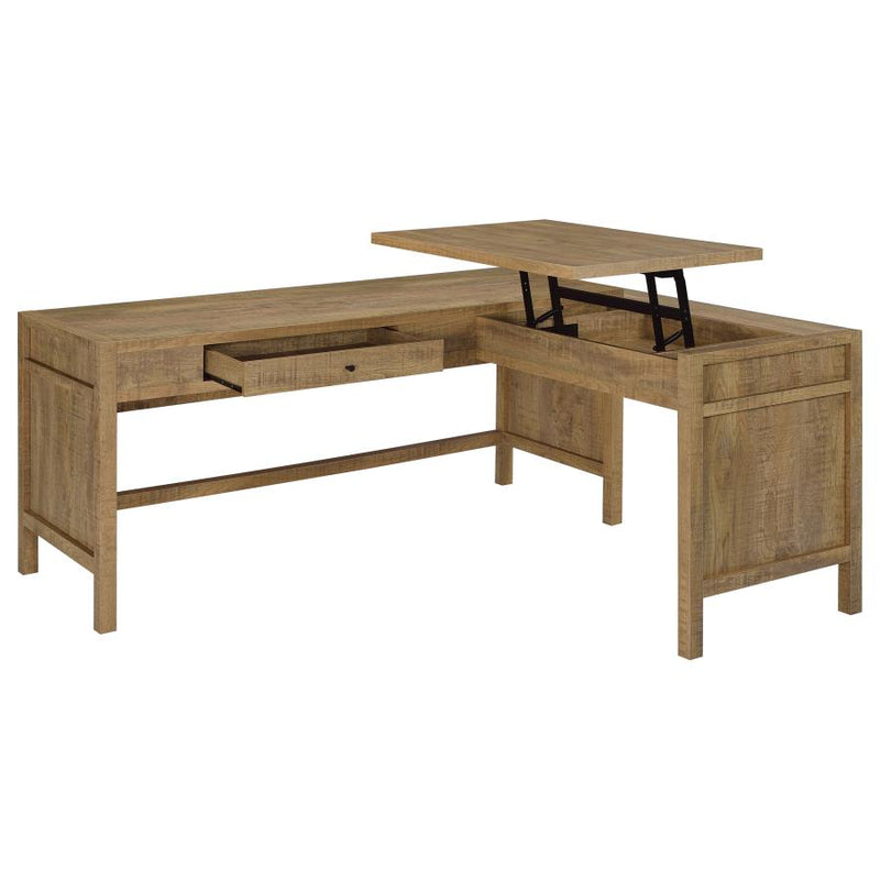 Hogan 1-drawer Lift Top L-shape Computer Writing Desk