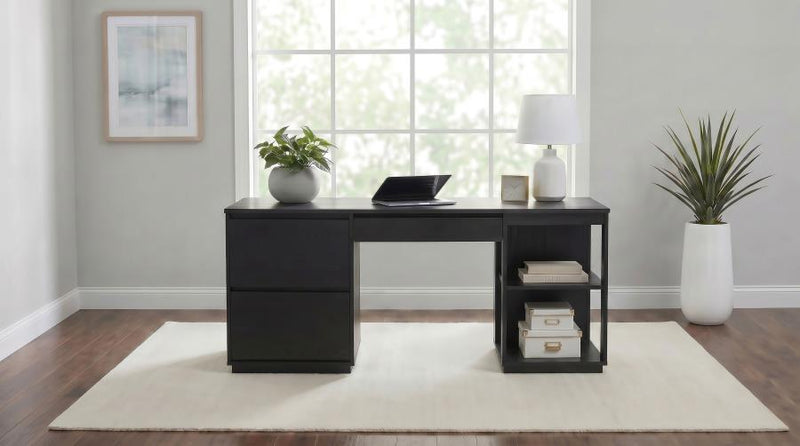 Harkes 75-inch 3-drawer Computer Desk with Adjustable Shelf