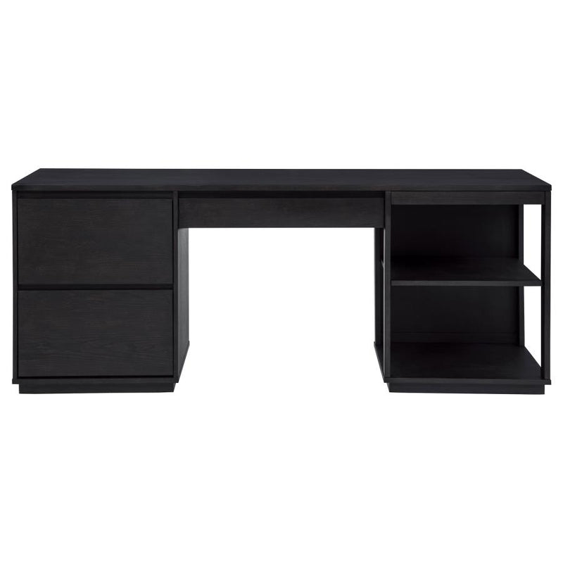 Harkes 75-inch 3-drawer Computer Desk with Adjustable Shelf