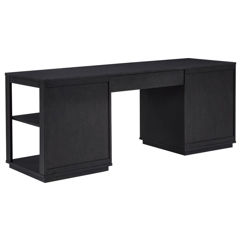 Harkes 75-inch 3-drawer Computer Desk with Adjustable Shelf
