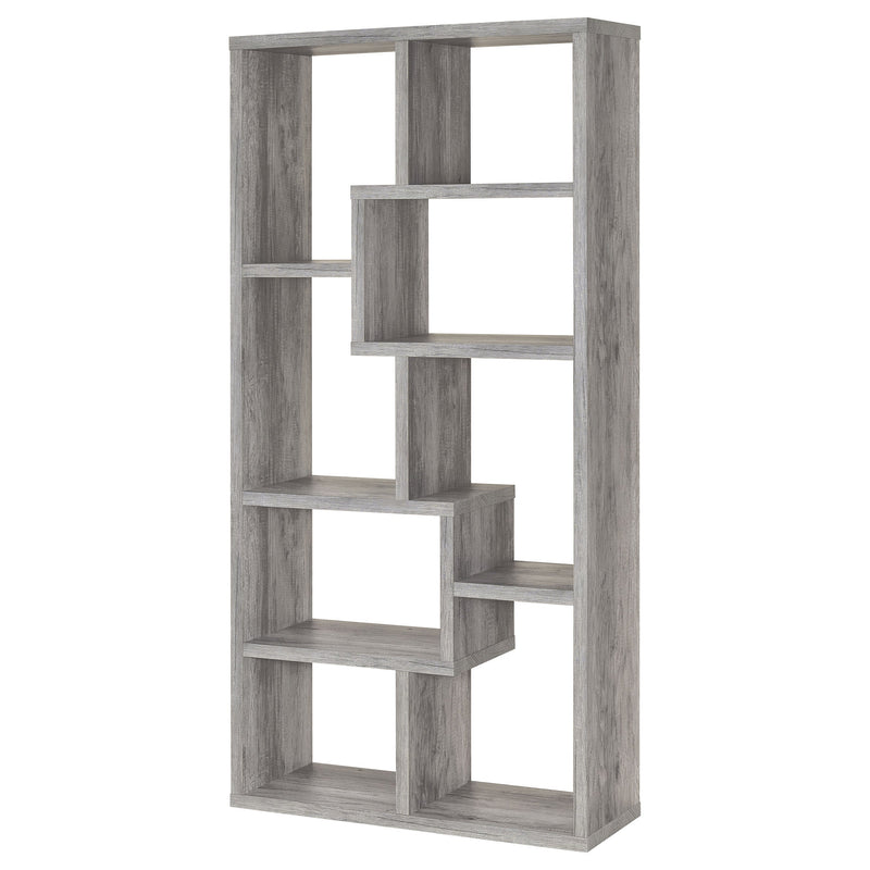 Theo 71-inch 6-shelf Bookshelf