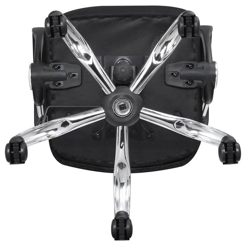 Gerta Upholstered Adjustable Mesh Office Desk Chair Black