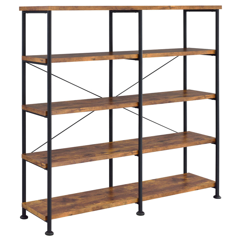 Analiese 63-inch 4-shelf Double Bookshelf