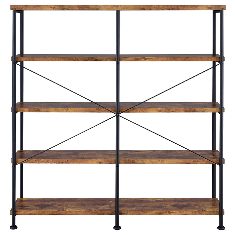 Analiese 63-inch 4-shelf Double Bookshelf