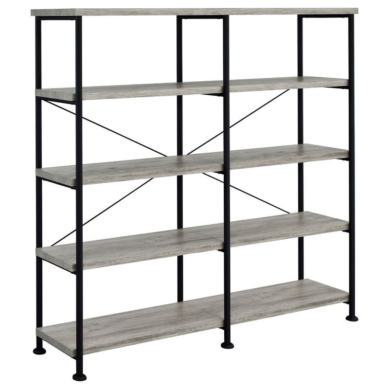 Analiese 63-inch 4-shelf Double Bookshelf