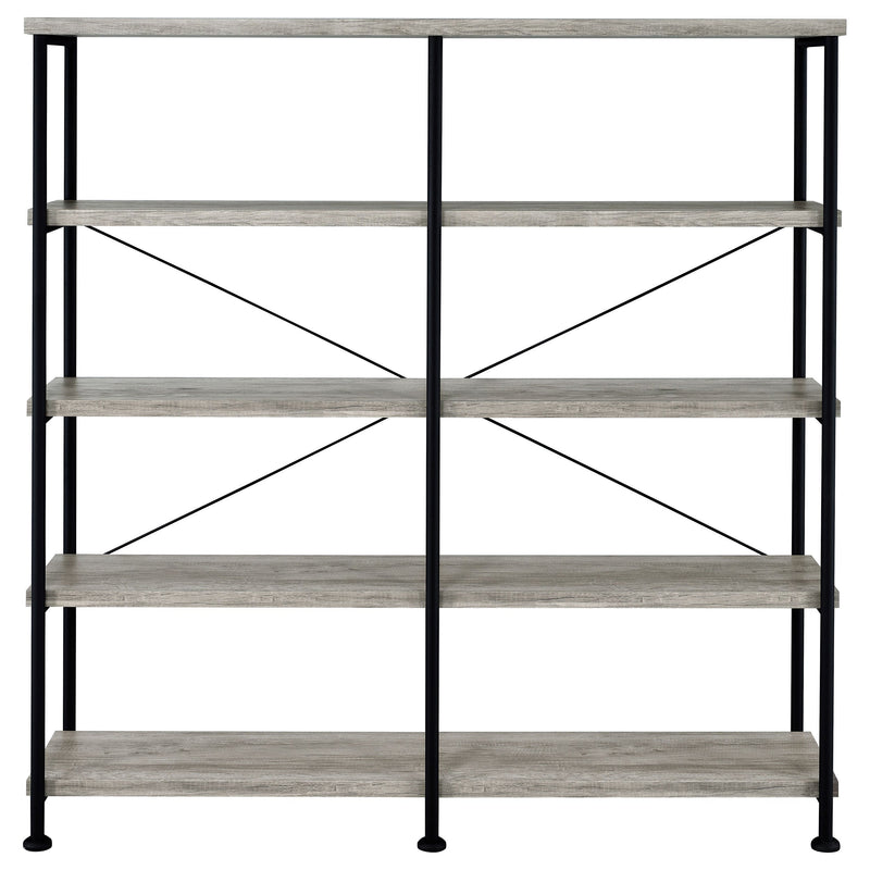 Analiese 63-inch 4-shelf Double Bookshelf