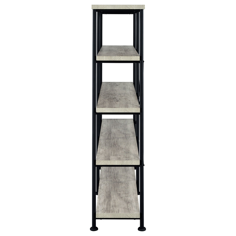Analiese 63-inch 4-shelf Double Bookshelf