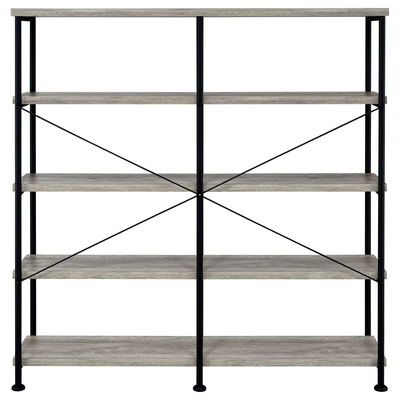 Analiese 63-inch 4-shelf Double Bookshelf